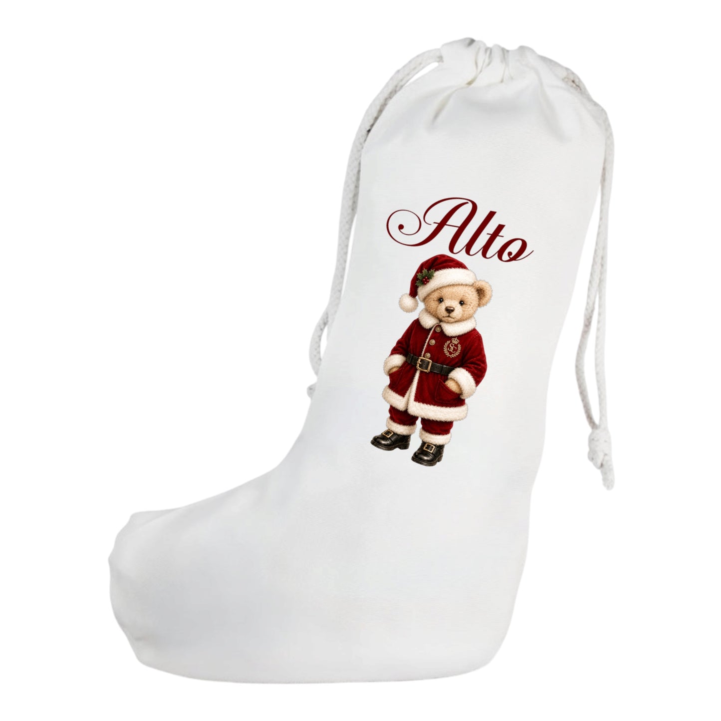 Christmas Bear Stocking