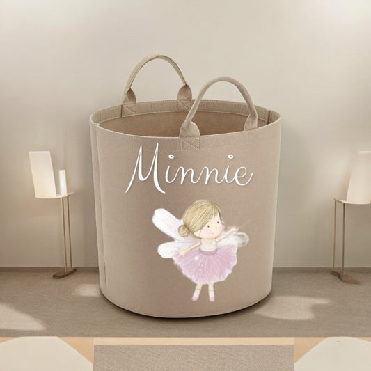 Trug storage baskets /personalised /Fairy