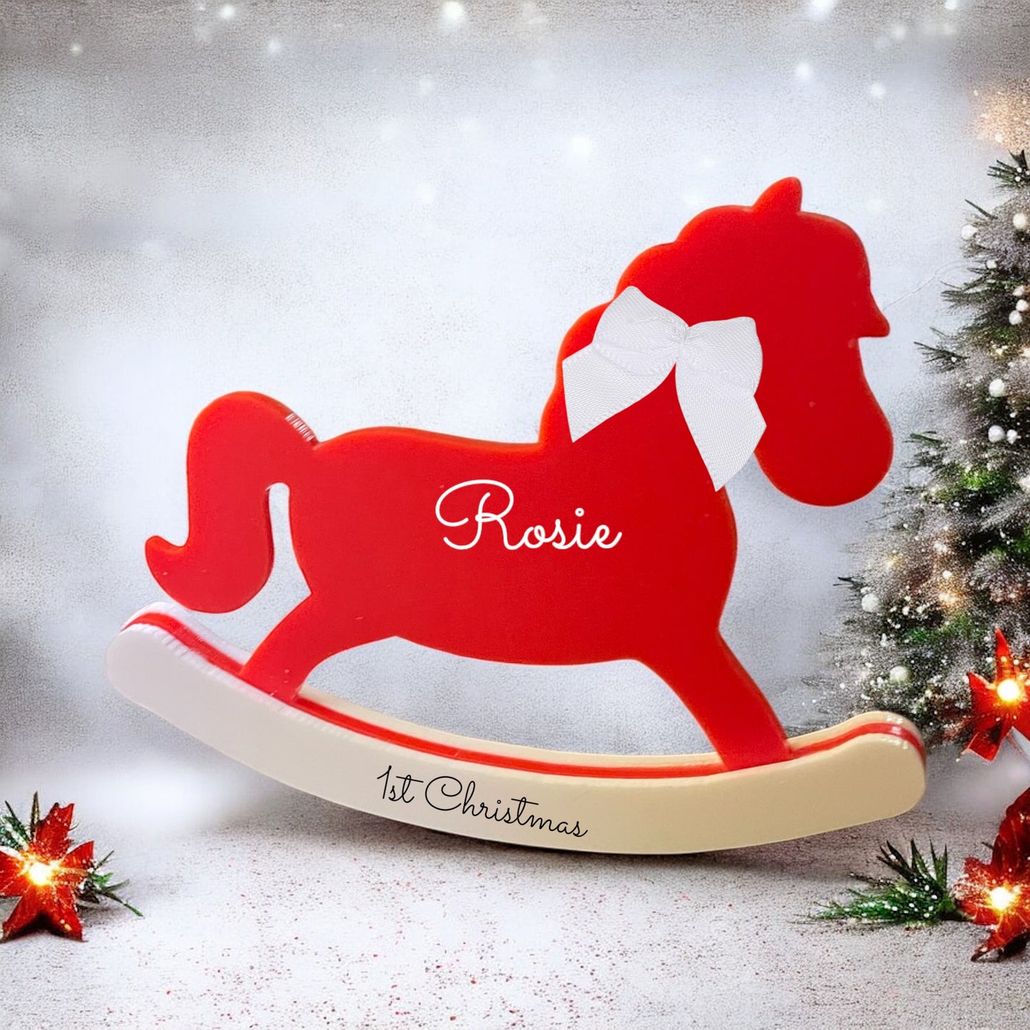 Acrylic Rocking Horse Personalised