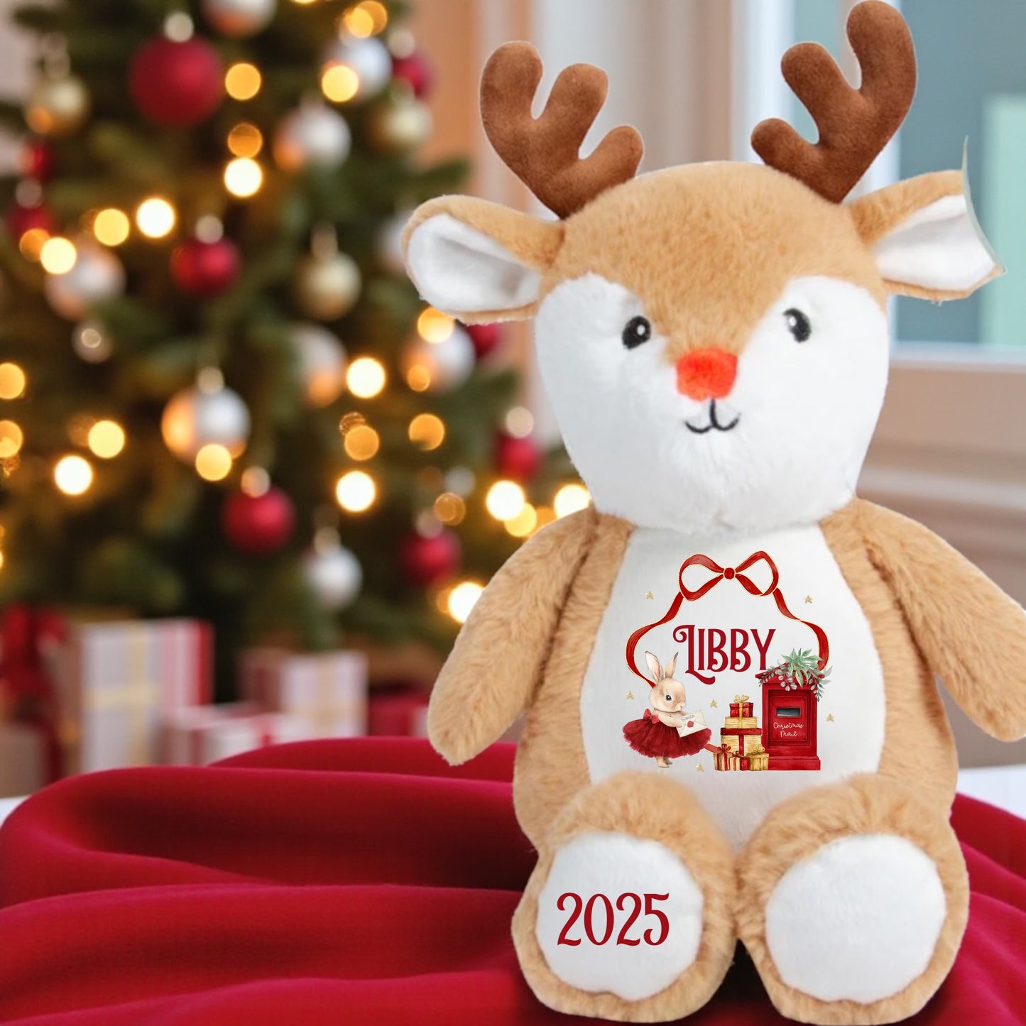 Plush Personalised Reindeer