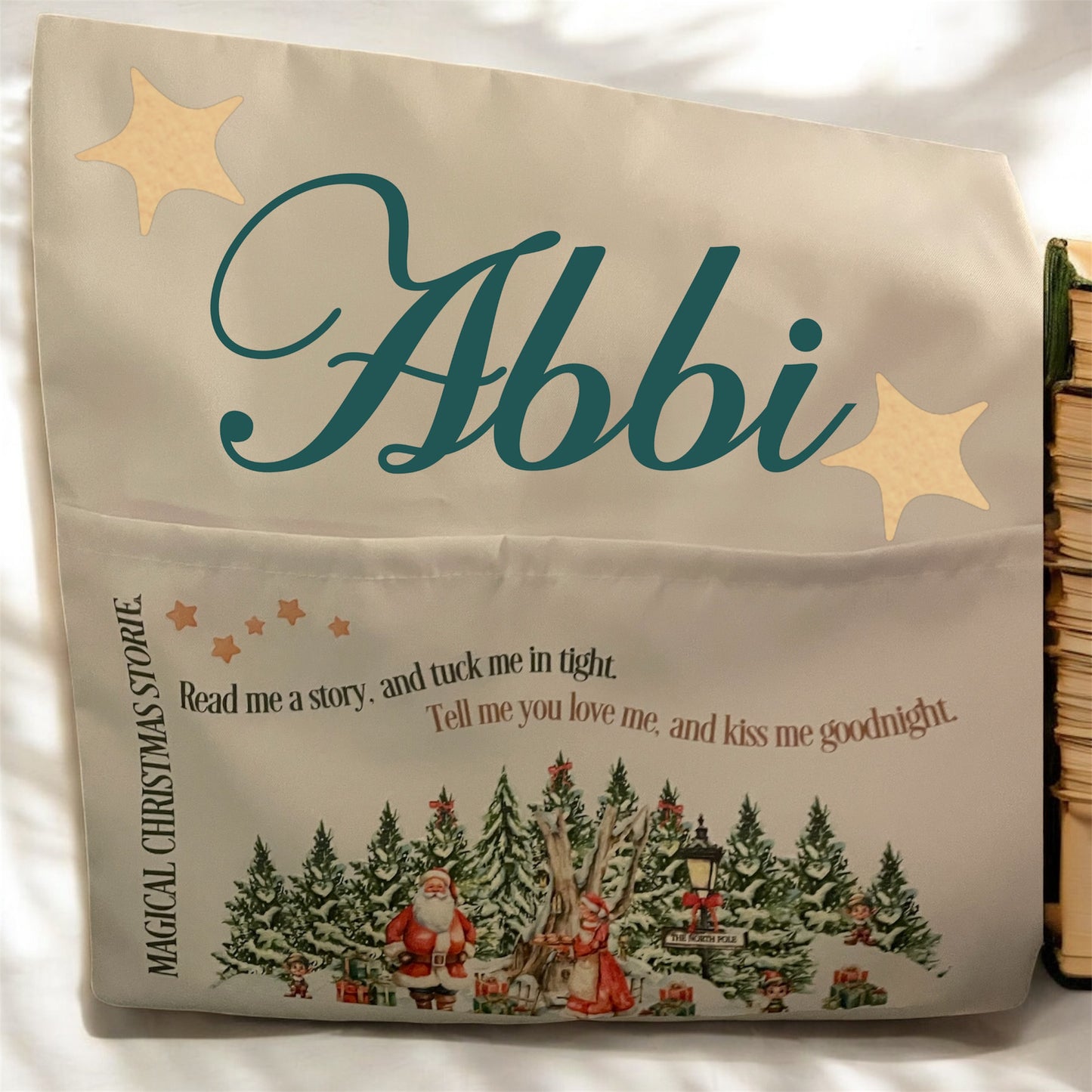 Christmas Eve Pocket pillow personalised