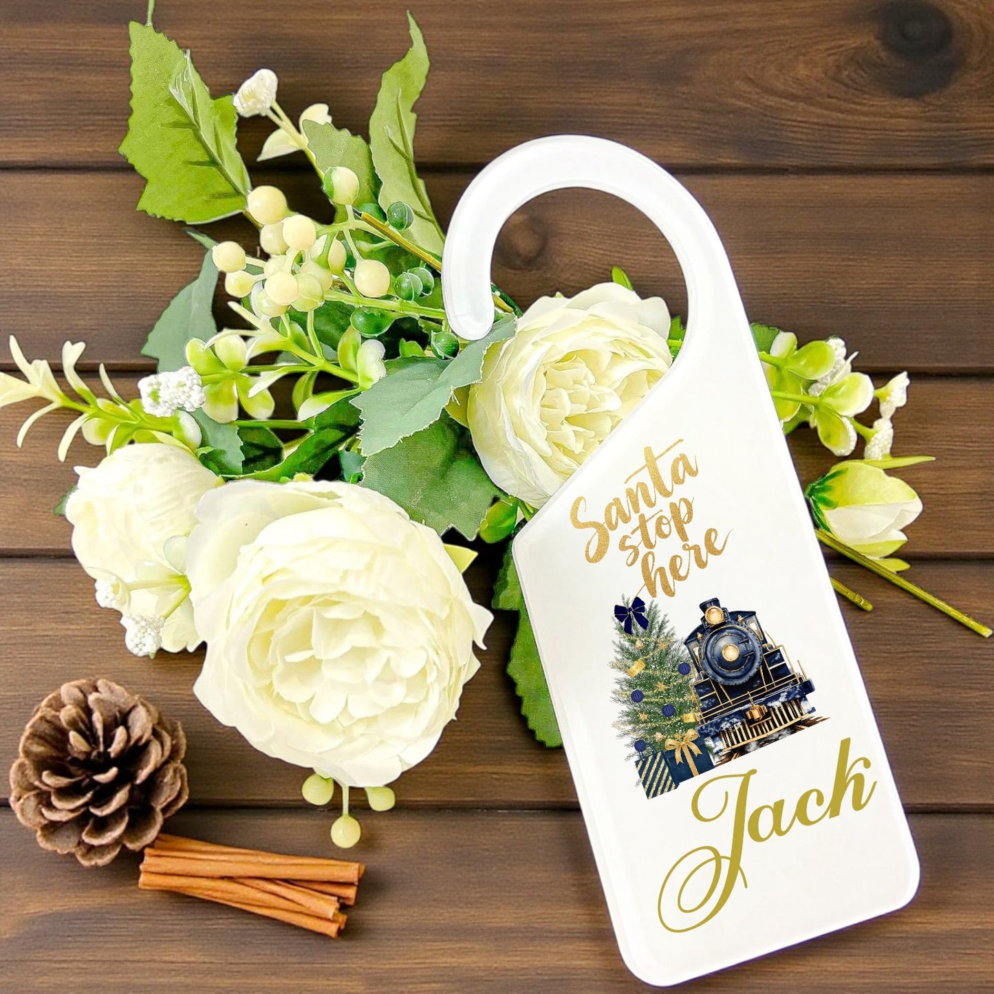 Express Train Christmas PJS with free door hanger