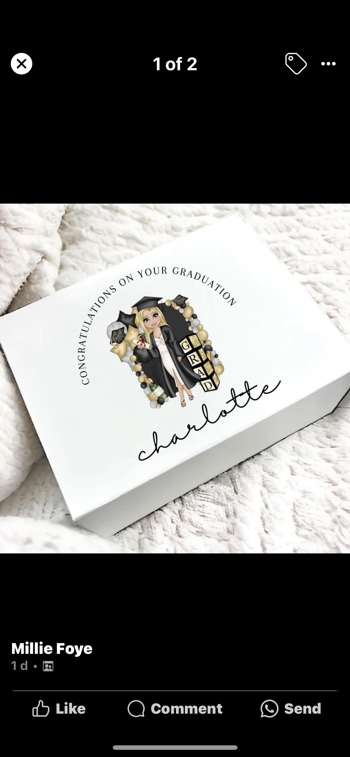 Graduation Magnetic Keepsake Gift Boxes Personalised