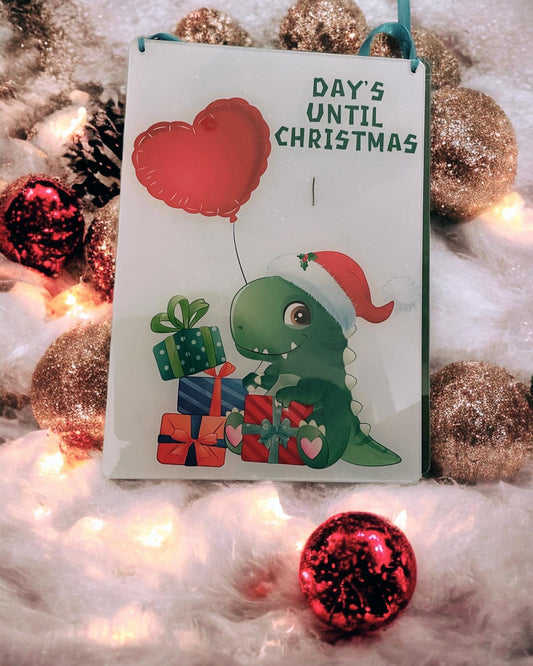 Dino Countdown to Christmas Board