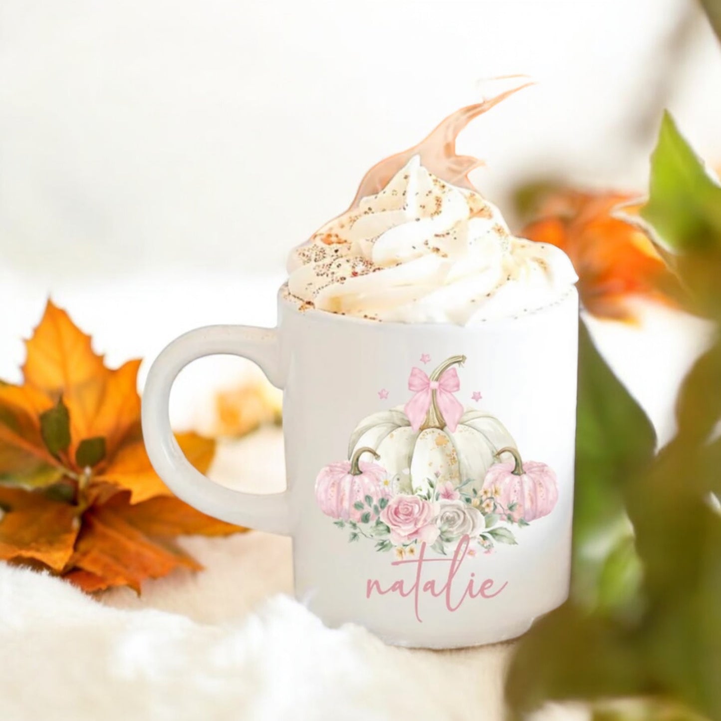 Pumpkin Mug Personalised