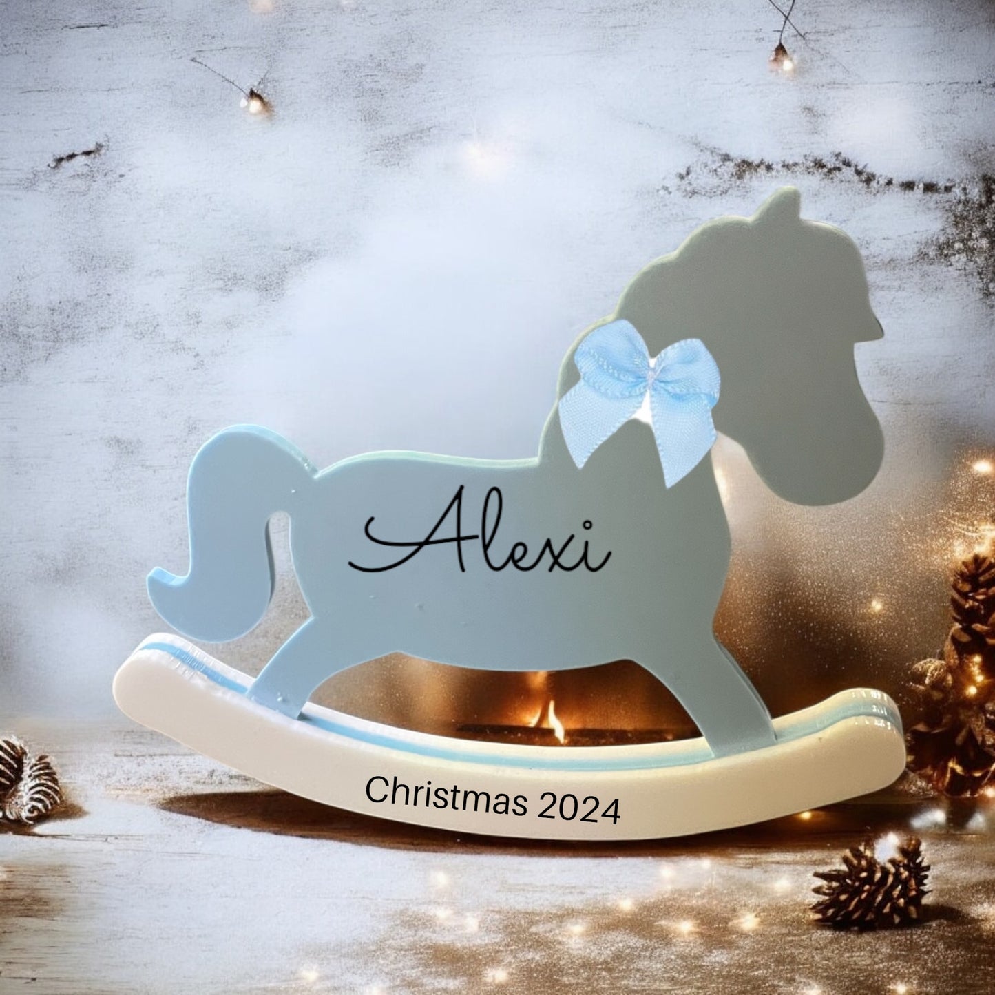 Acrylic Rocking Horse Personalised