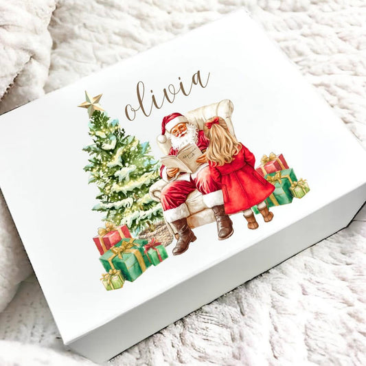 Christmas Eve  Gift Box boy Personalised