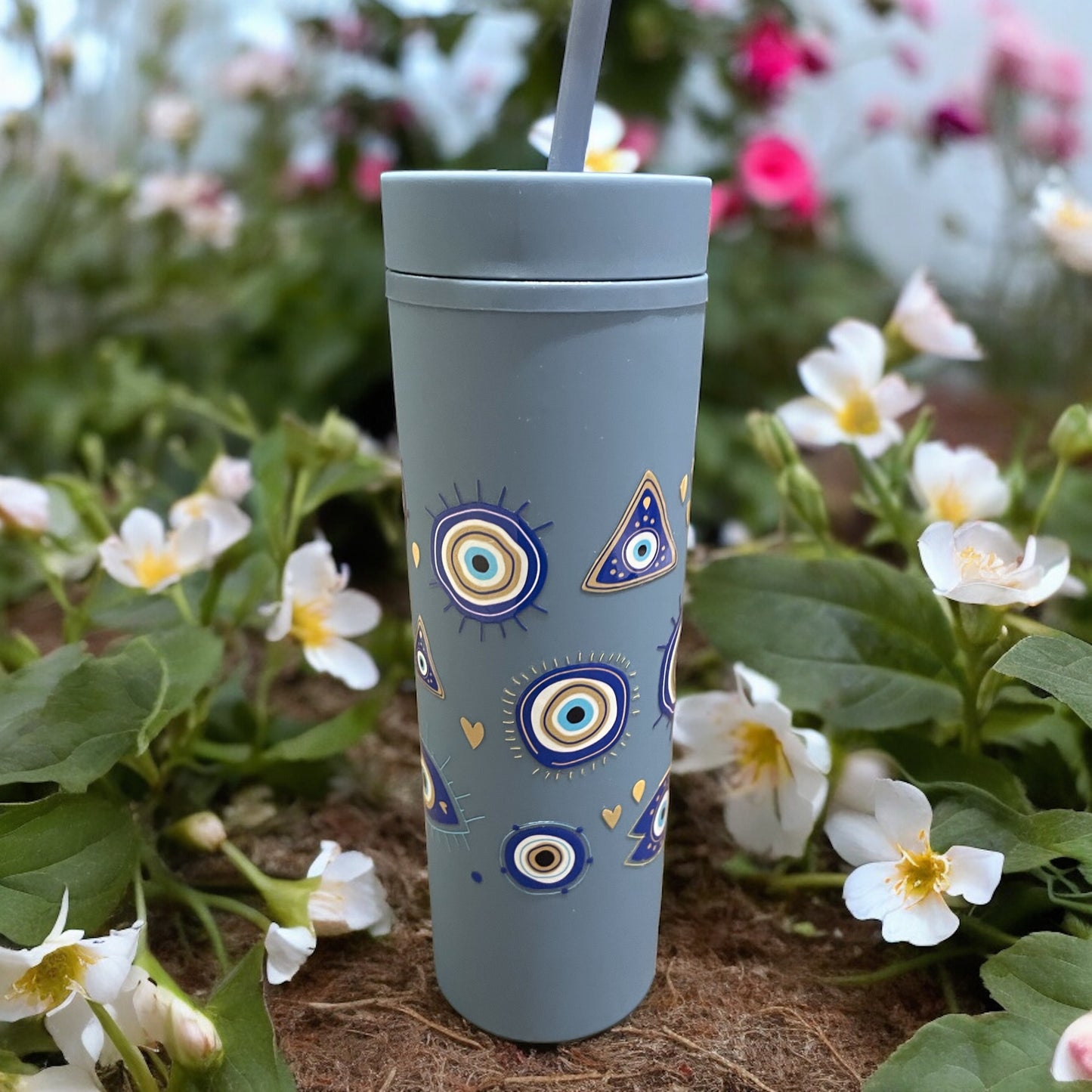 Evil Eye Slinny Insulated Cup