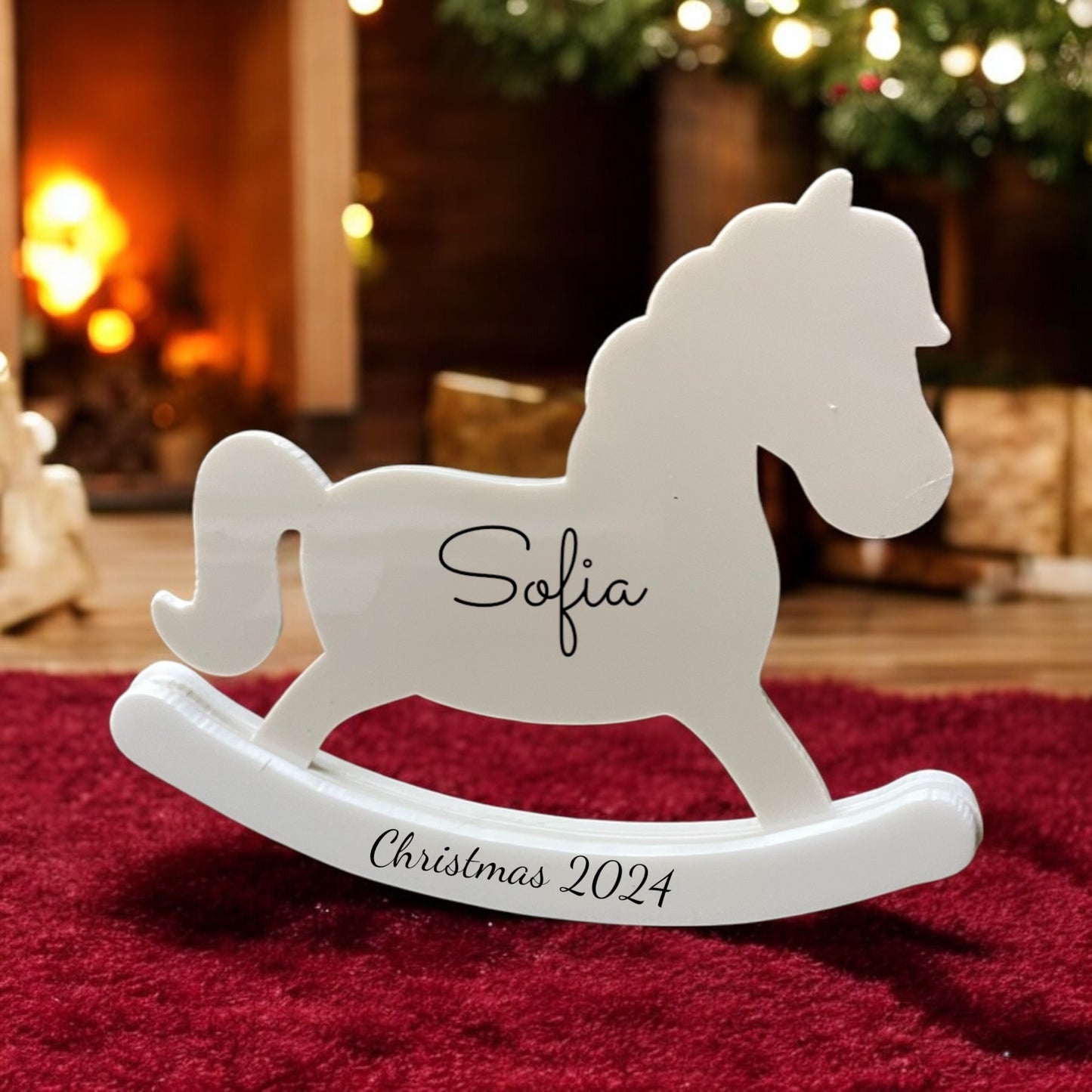 Acrylic Rocking Horse Personalised