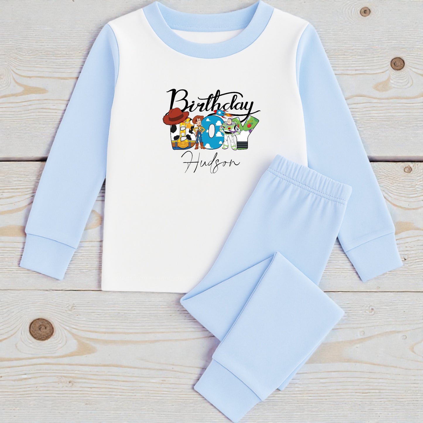 Birthday Boy Buzz and friends PJS
