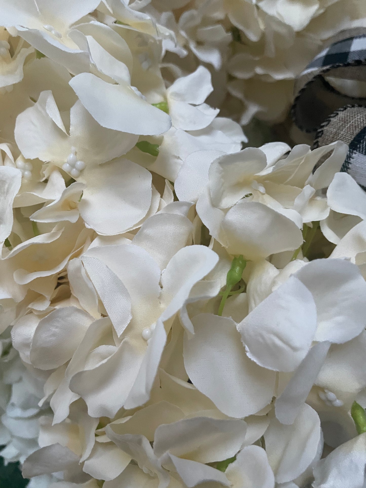 Champagne Hydrangea Door Wreath / wall decoration