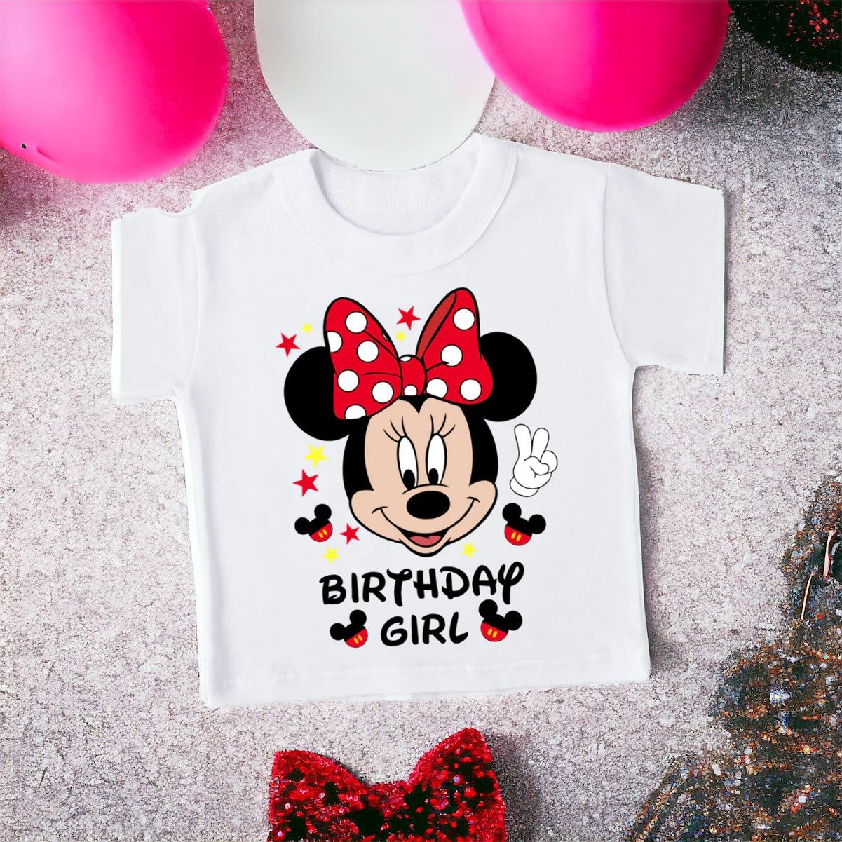 Girls Mouse Birthday T Shirts