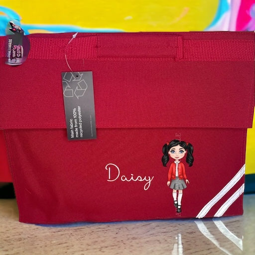 Dolly Girls Reading Book Bag Personalised