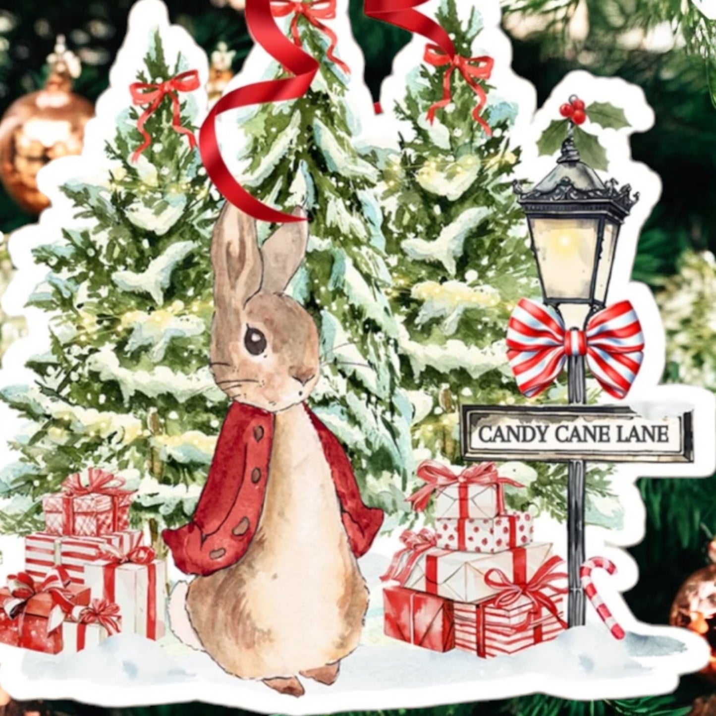 Bunny Acrylic Tree Decoration