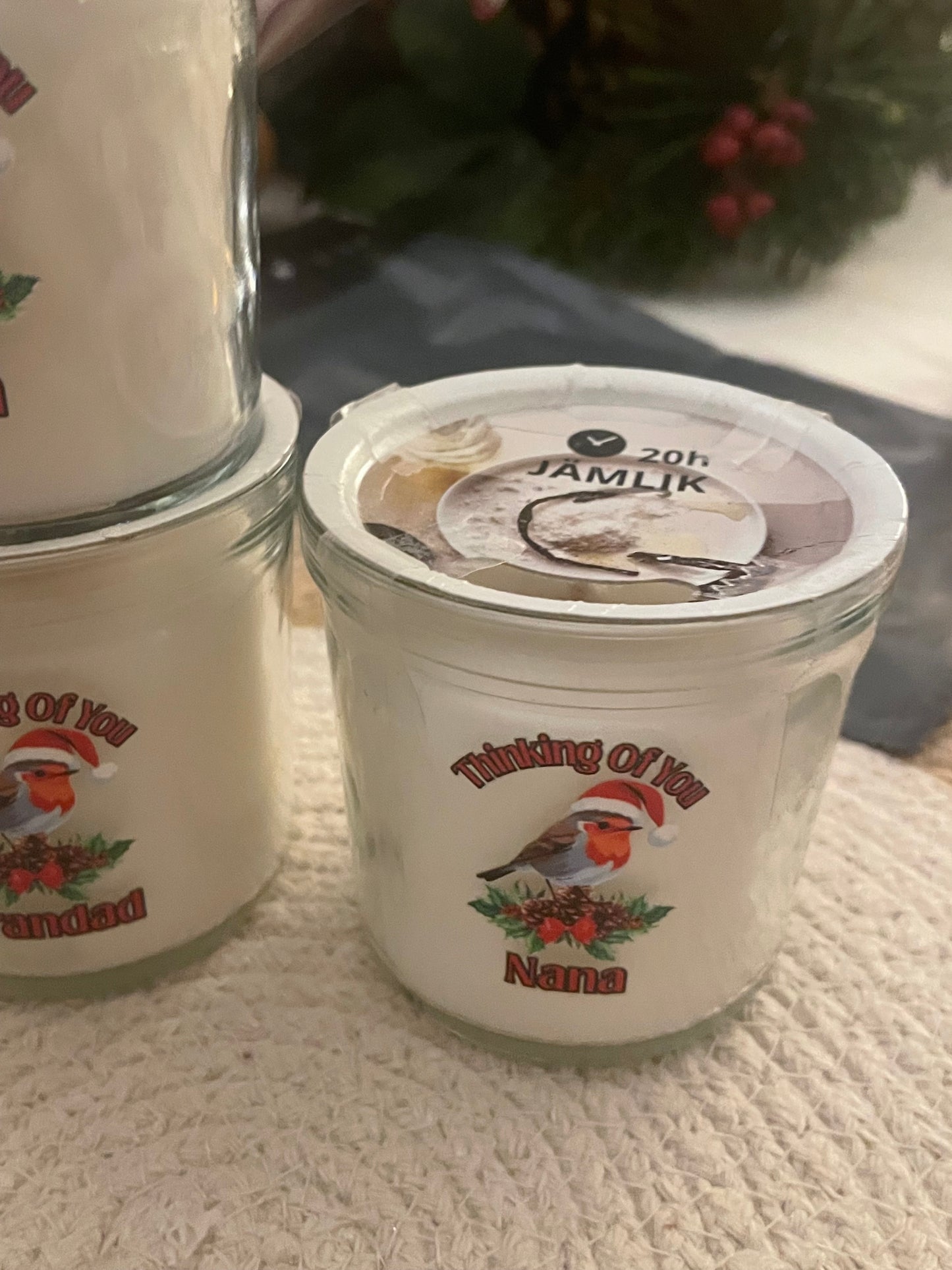 Memory tea light candles