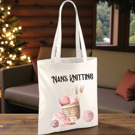 The knitters Personaliaed Tote Bag