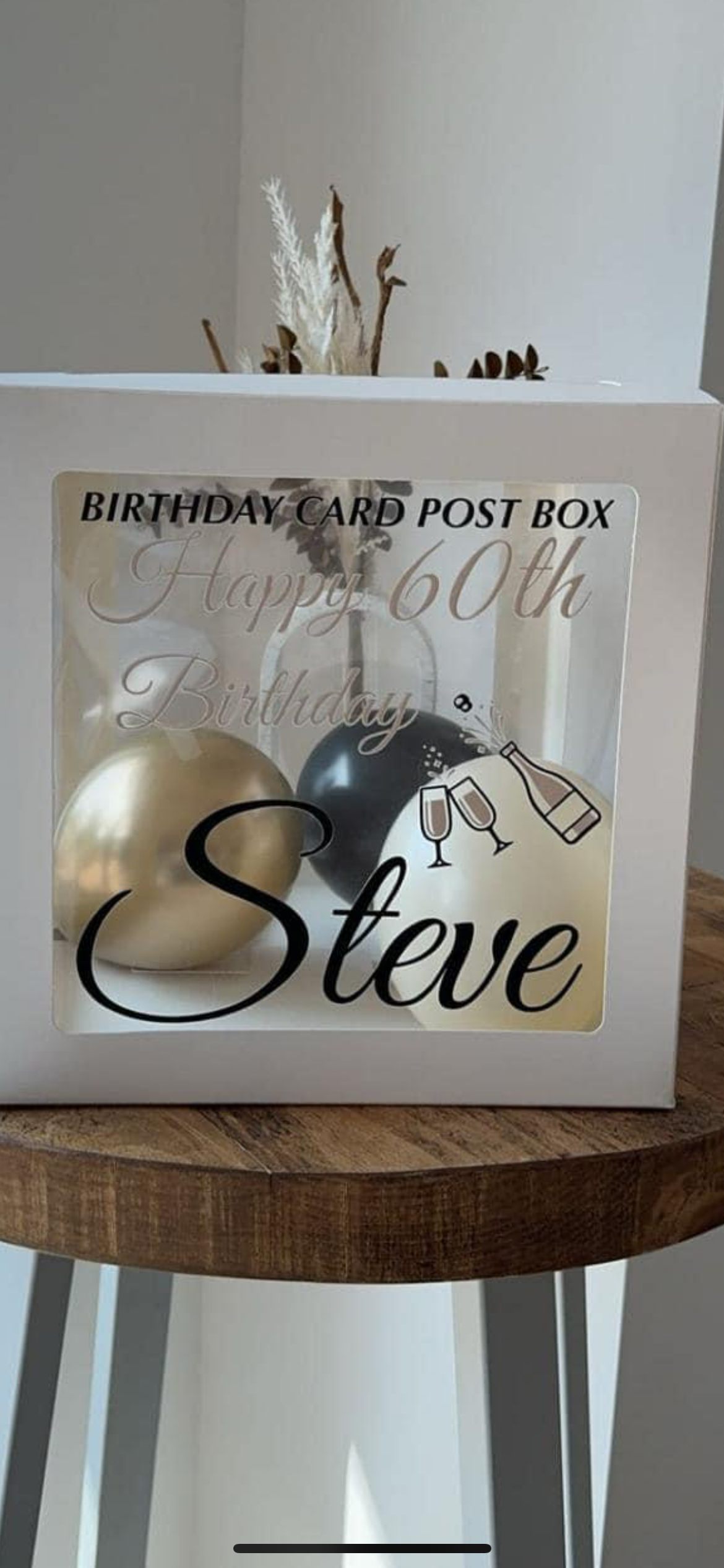 Birthday Balloon Box / Personalised