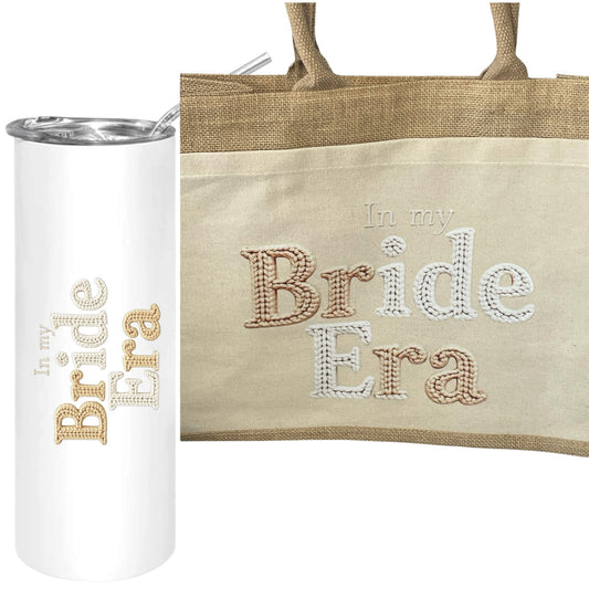 In Bride Era Tumbler and Large shopper bag