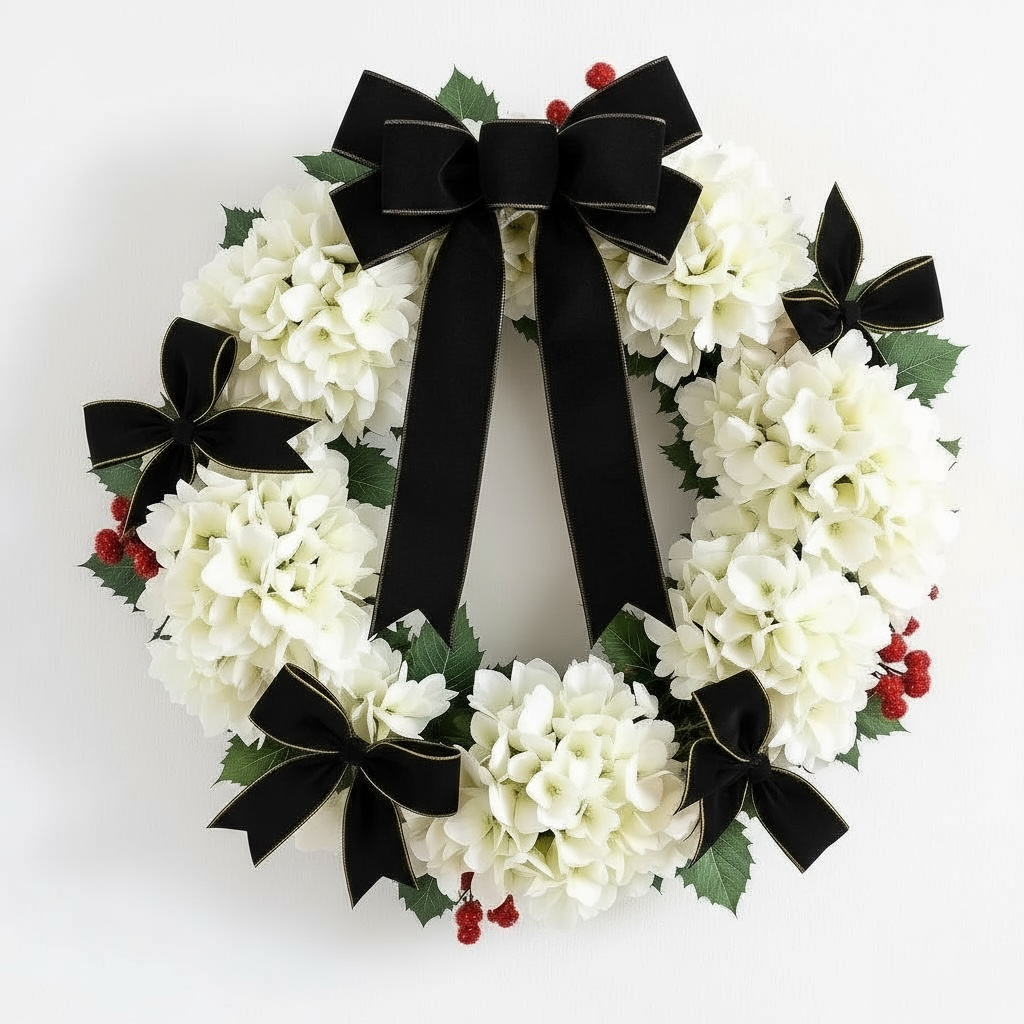 Christmas black Bow Delight