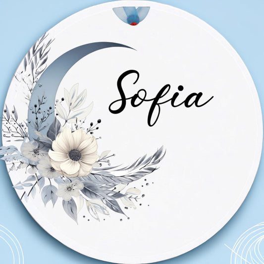 Boho Acrylic Hanger Tags for Brides bridal party or proms