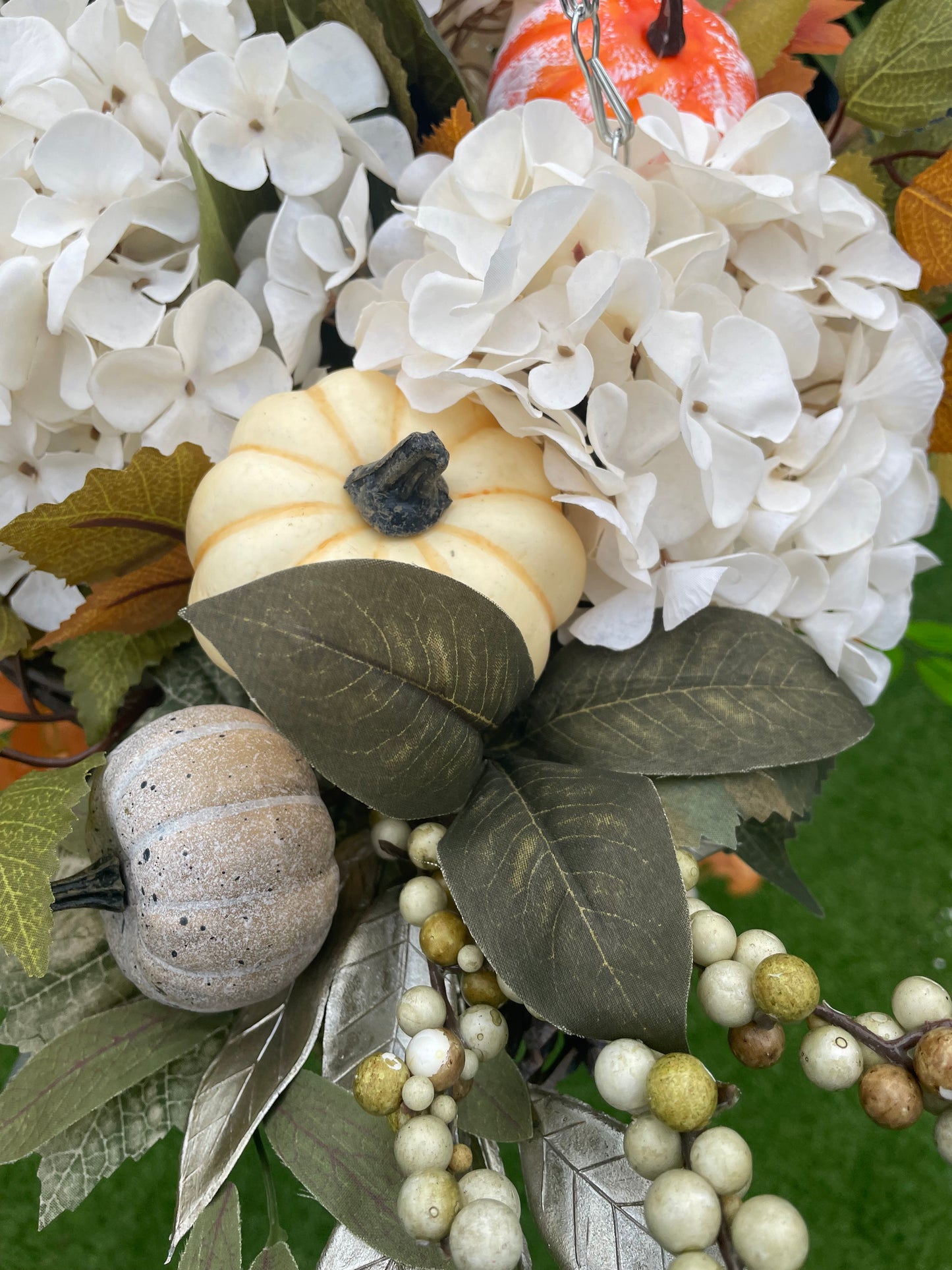 Pumpkin surprise Hanging basket