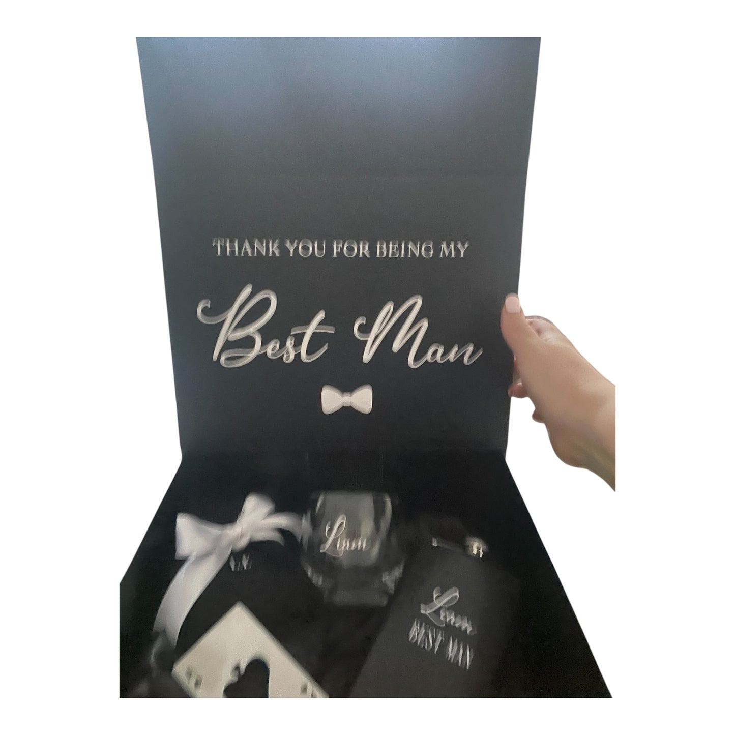 Bestman or Groomsmen filled Gift Box Personalised