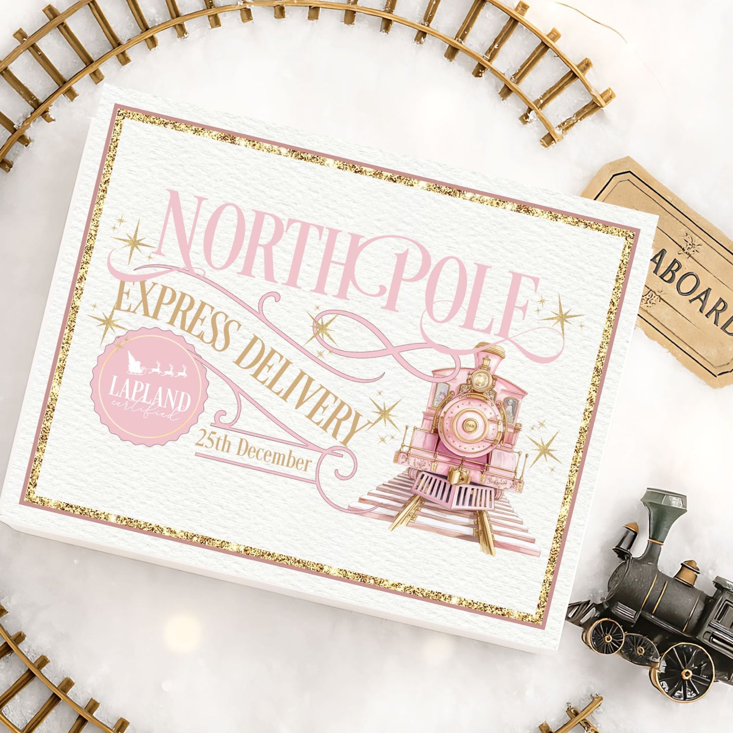 North Pole Deep Filled Box with matching treat box