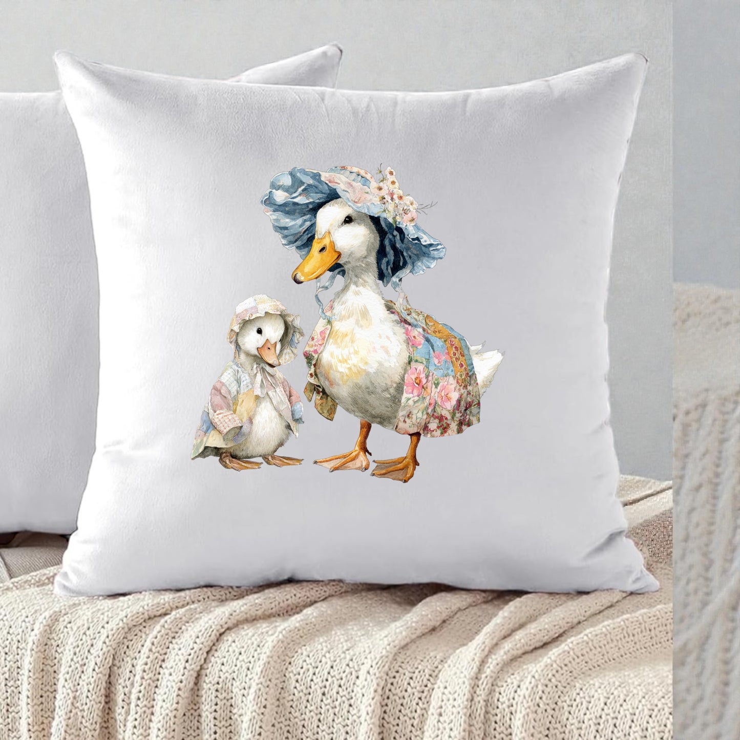 Little Mummy Duck Cushion