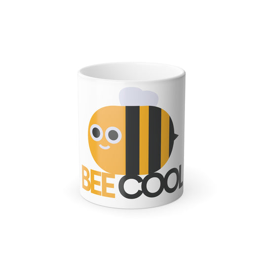 Bee Cool Color-Changing Mug, 11oz — Cute Bee Design