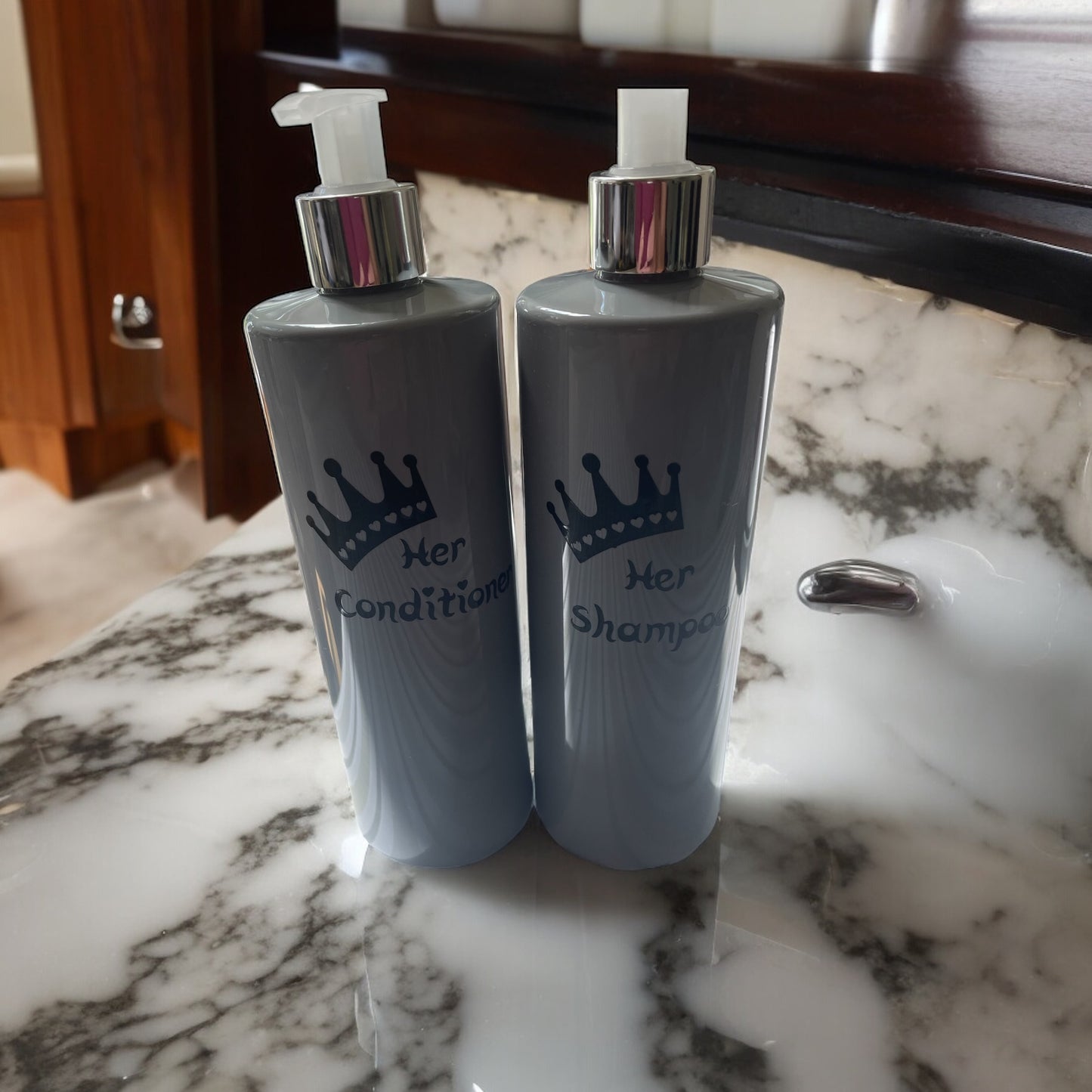 Shampoo and Conditioner Bottles