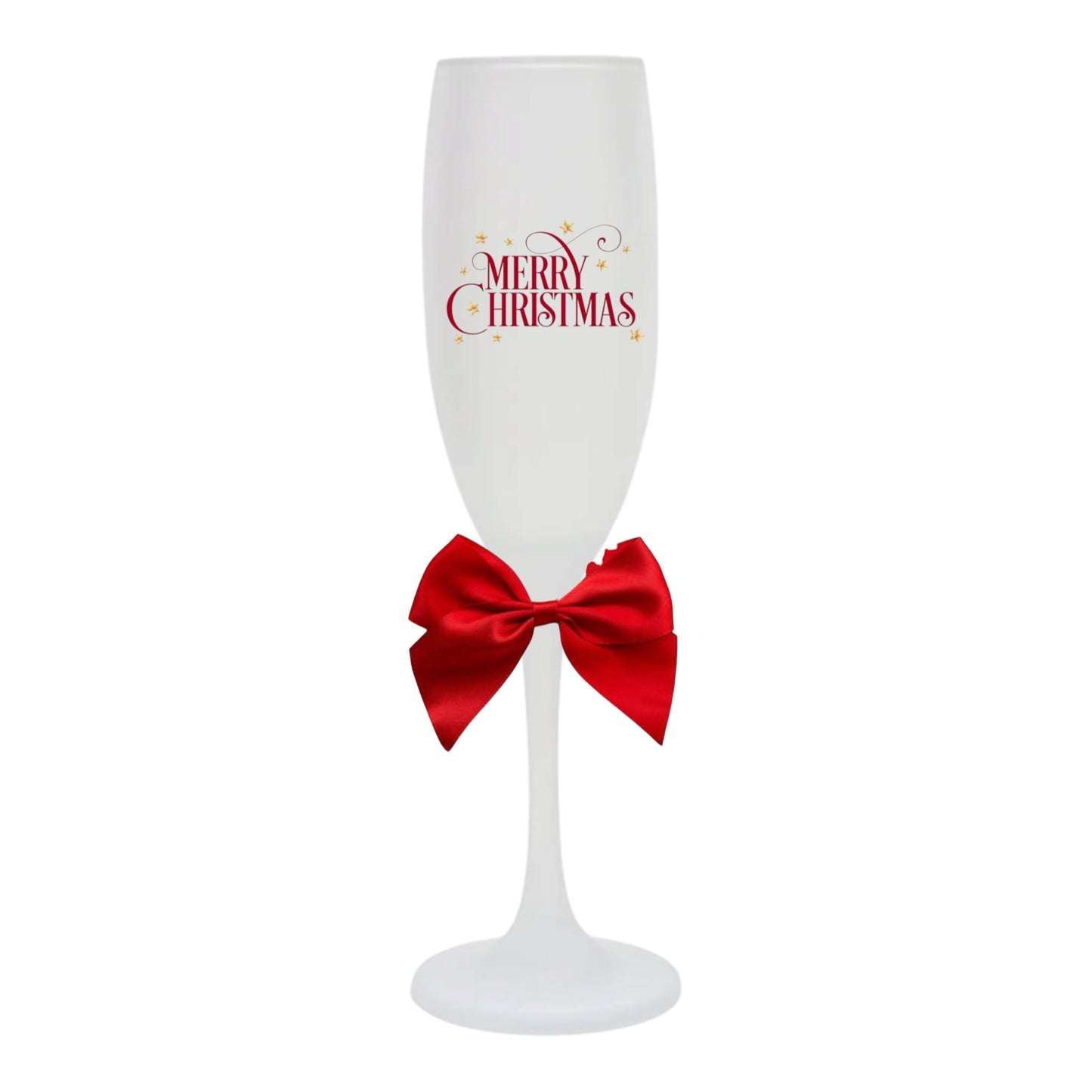 Christmas Frosted Flute