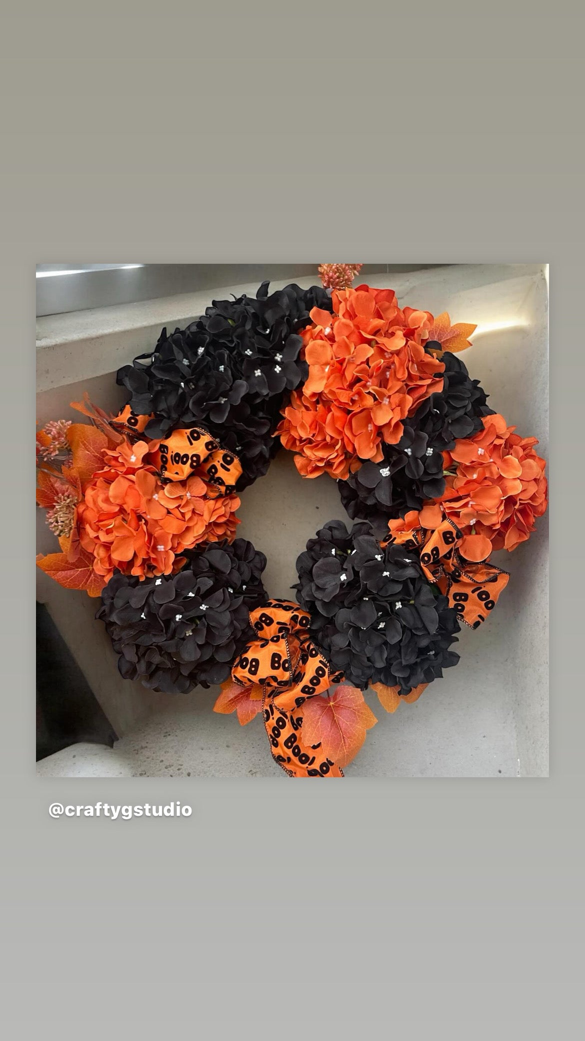 Boo Boo Halloween Weath 30cm