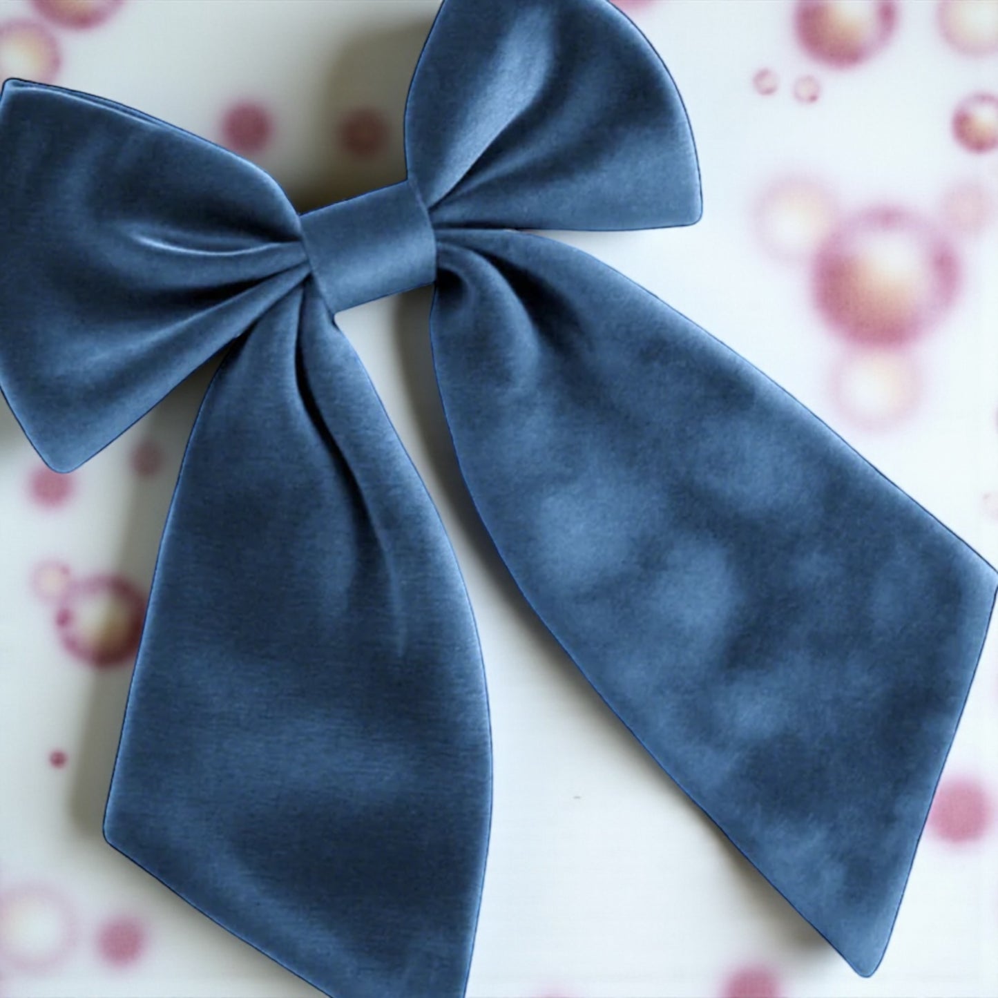 Extra Large velvet bows personalised