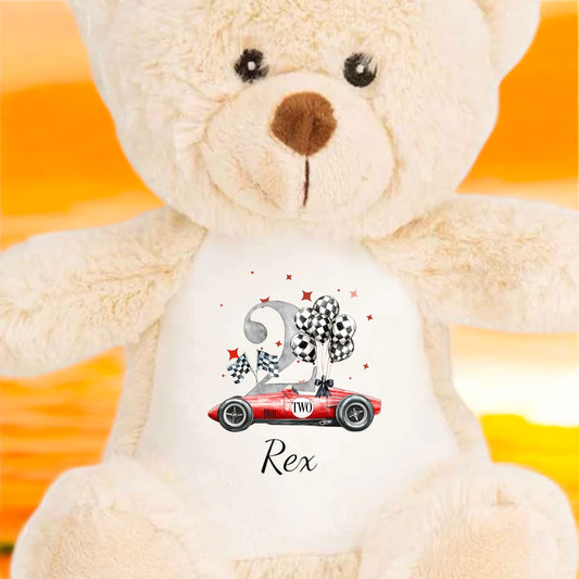 Racing Car Birthday Bear