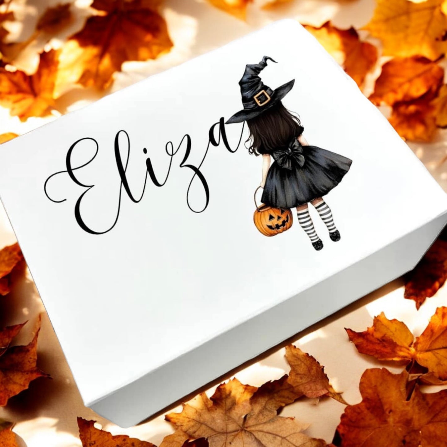 Trick or Treat boxes birthday boxes / magnetic keepsake box / Personalised