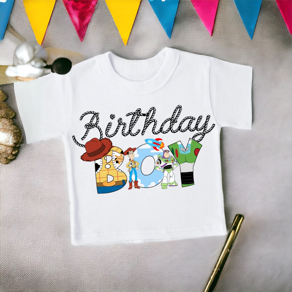 TOY STORY INSPIRED BIRTHDAY T SHIRTS (WOODY)