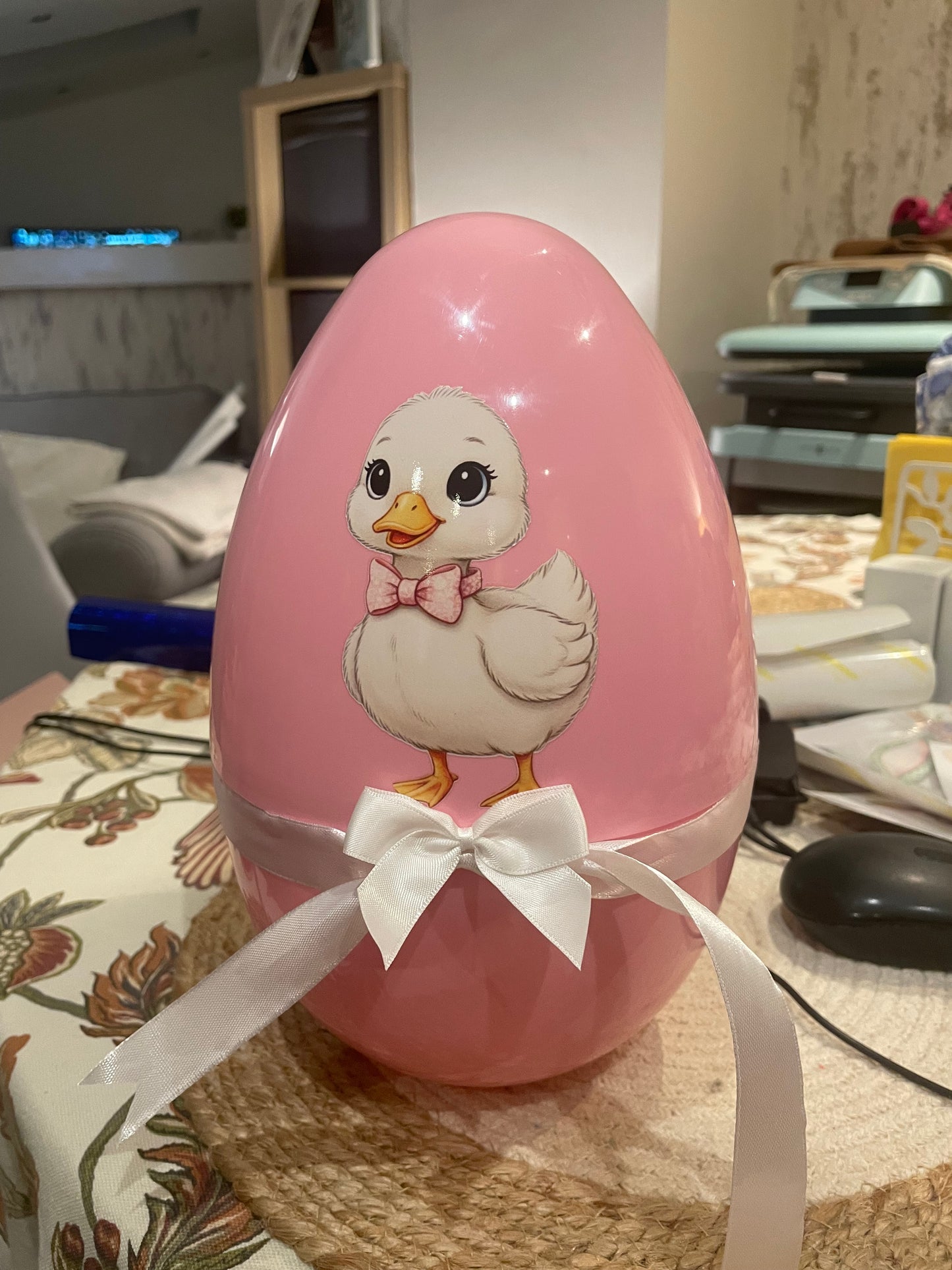 Little Duck Large Fillable Egg personalised