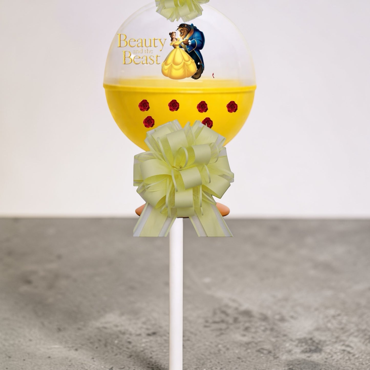Beauty and the Beast Giant fillable Lolipop