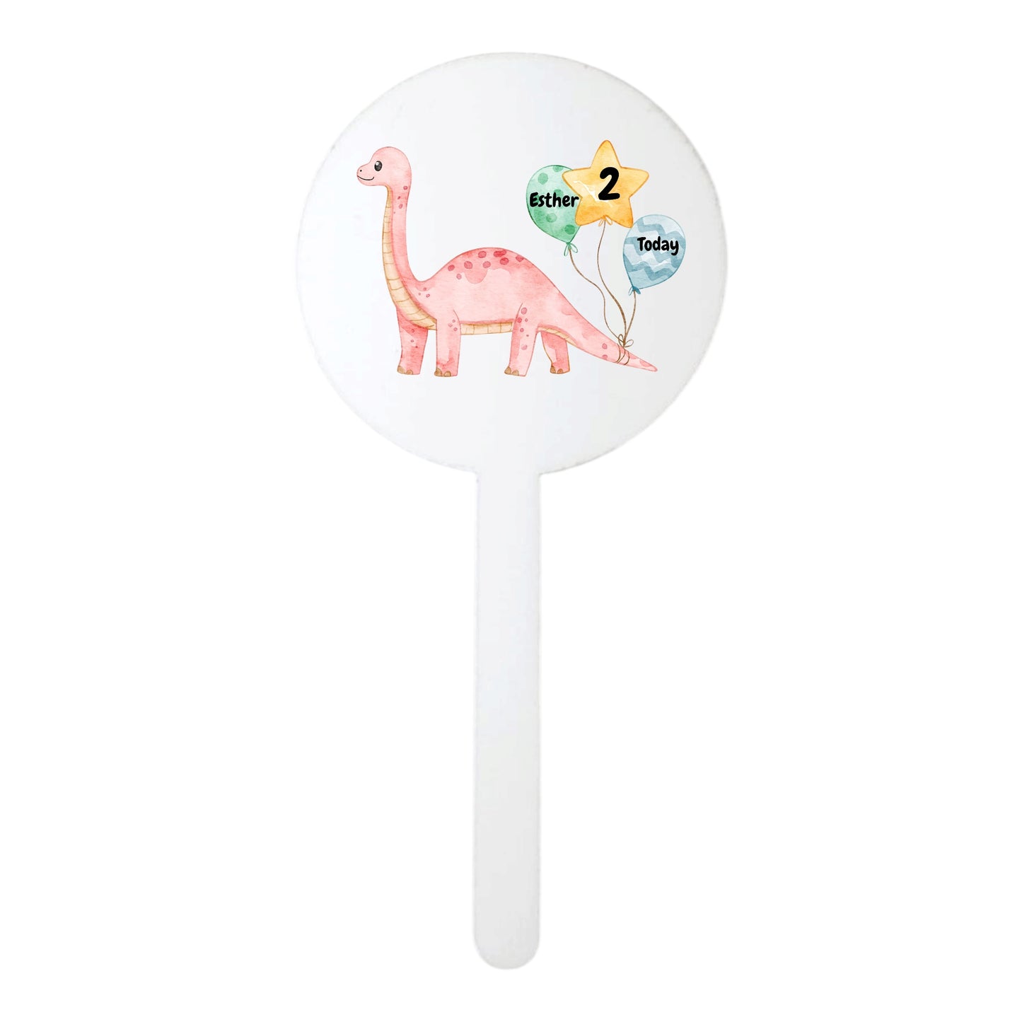 Dinosaur Birthday T shirt and cake Topper Combo age 1-7