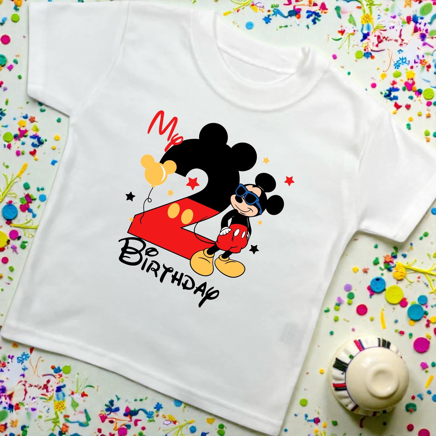 Mouse Birthday Personalised T shirt
