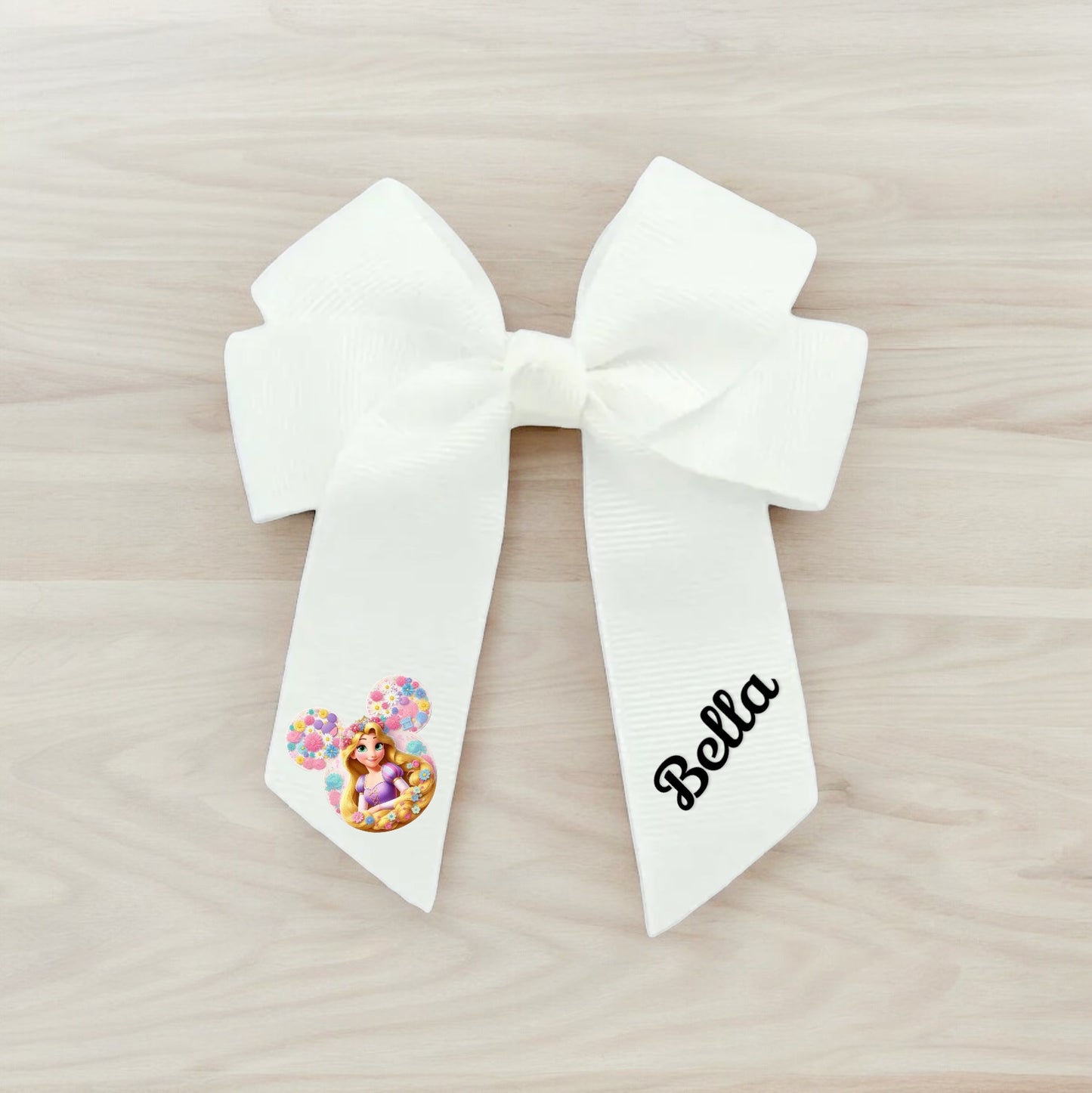 Princess Personalised Hair Bows