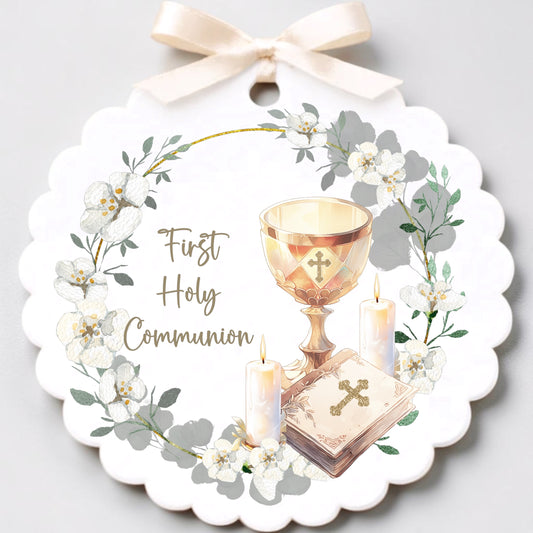 First Holy Communion Acrylic Hanger Tag