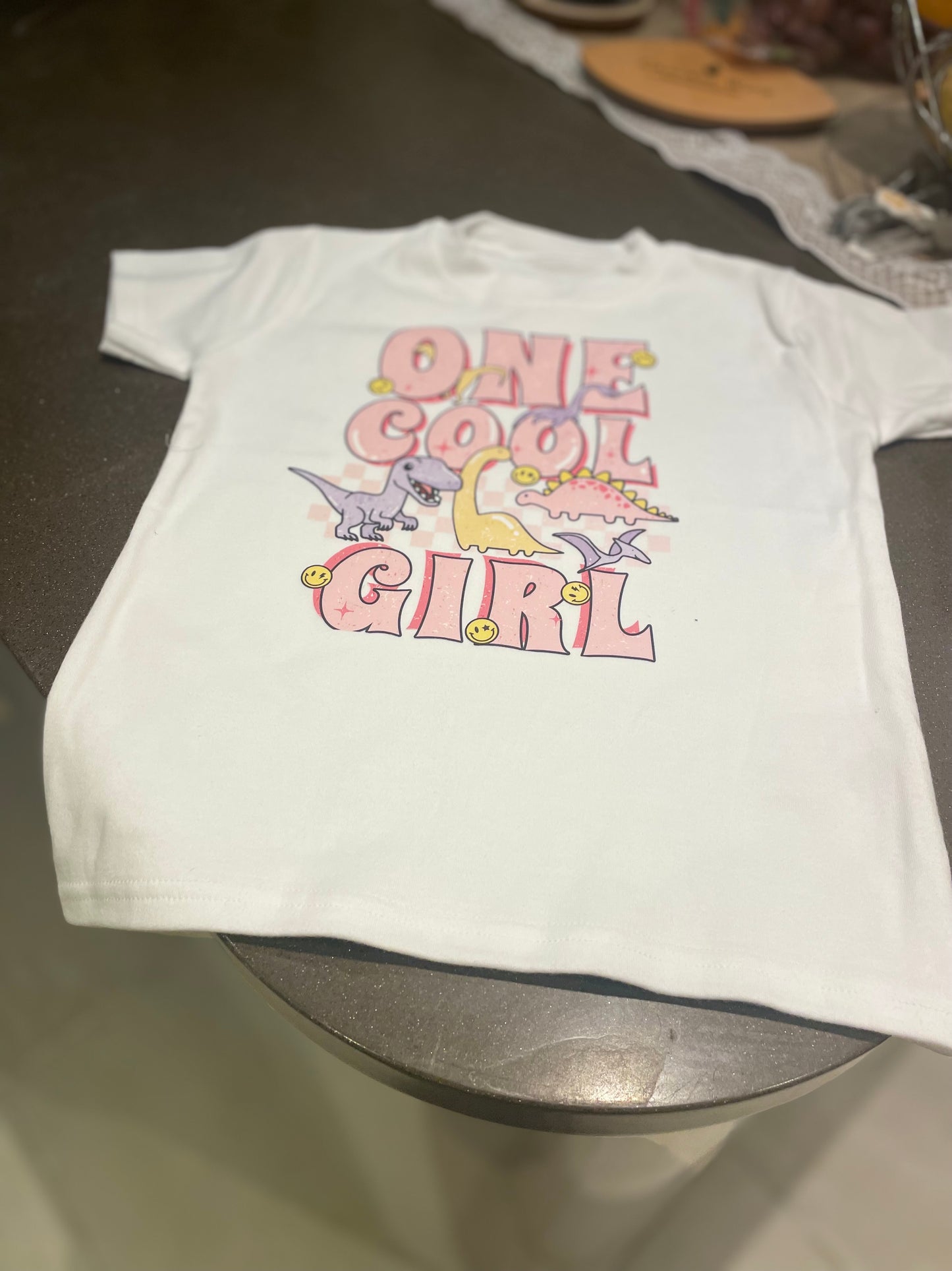 One Cool Dino Girl T shirts