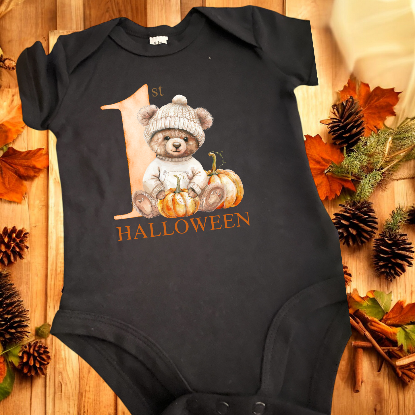 Baby  Bear 1st Halloween Bodysuits