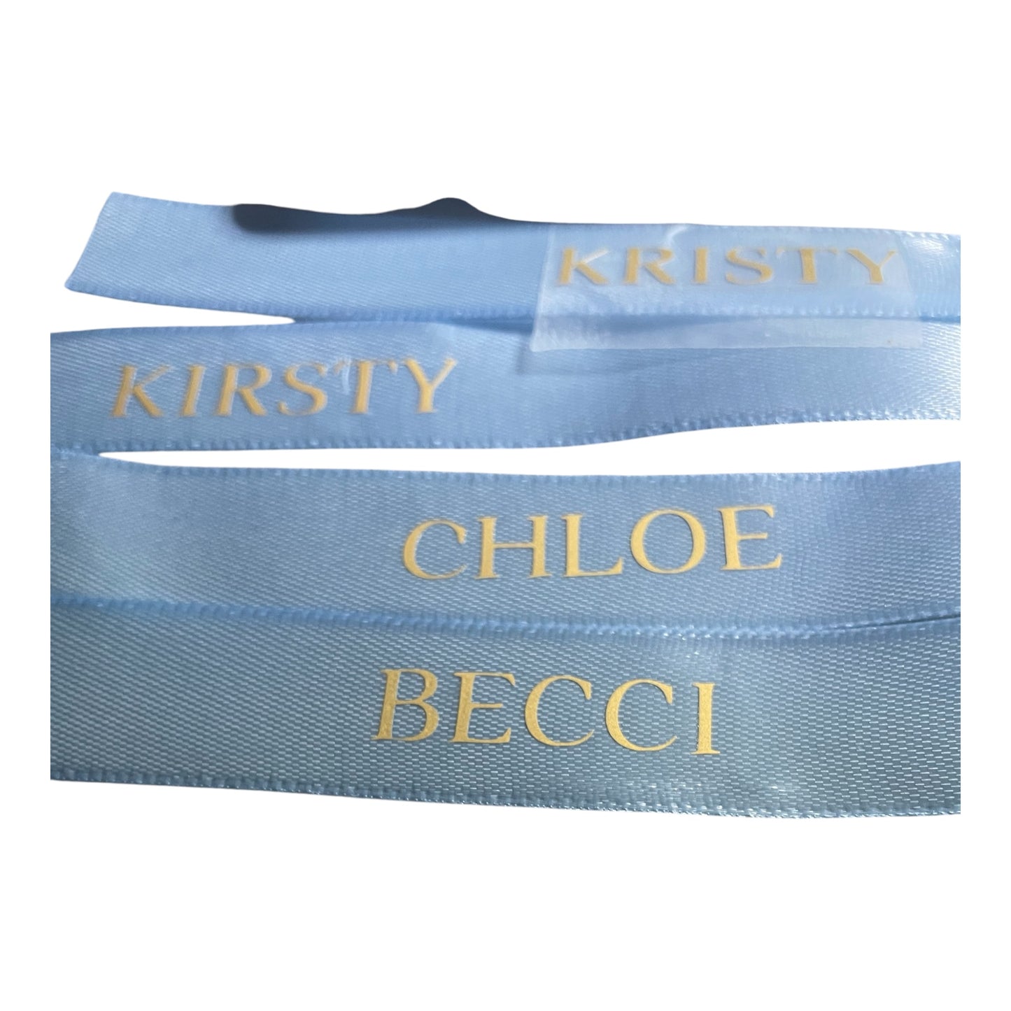 Baby Blue Personalised Ribbons