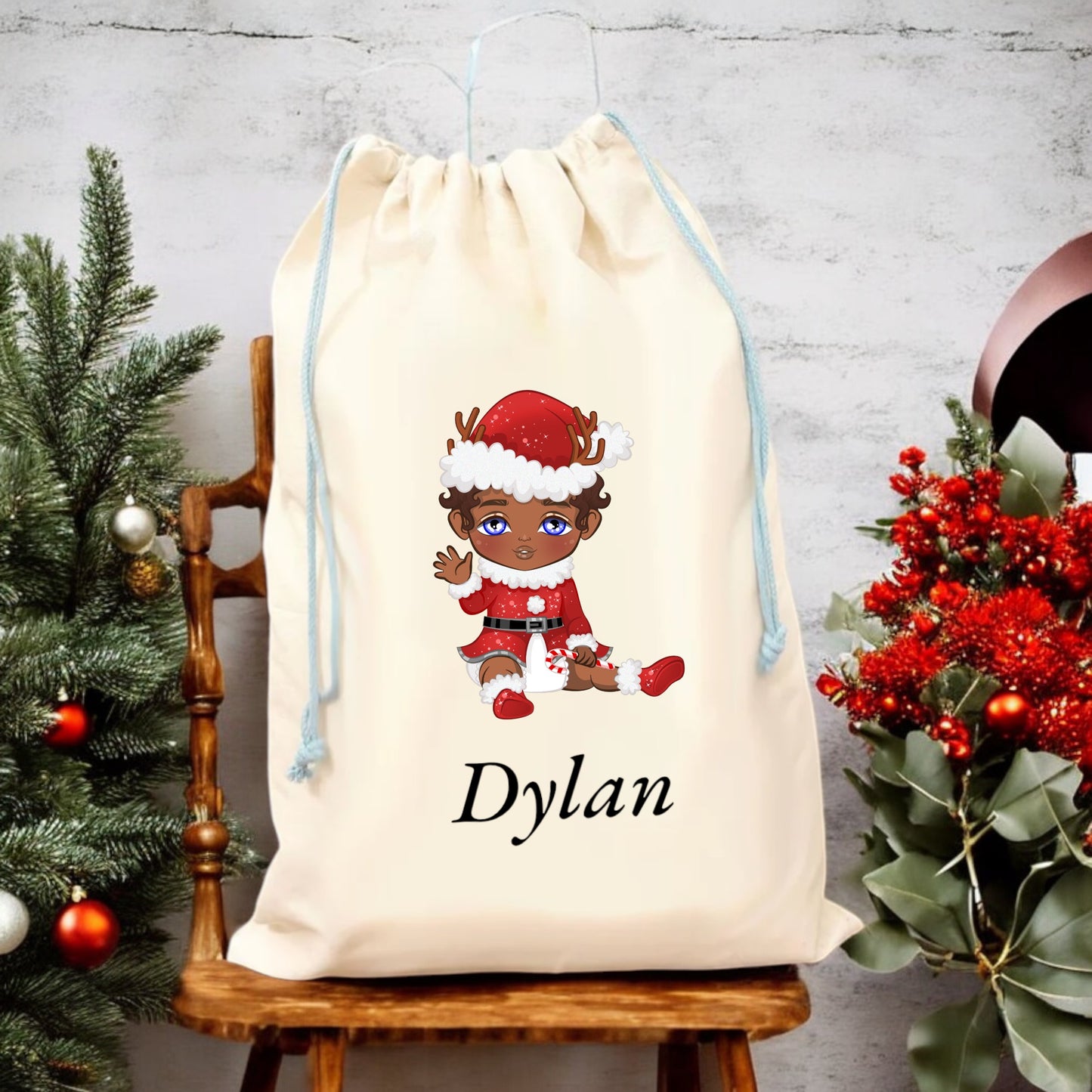 Santa Baby Sack / Personalised /Boys