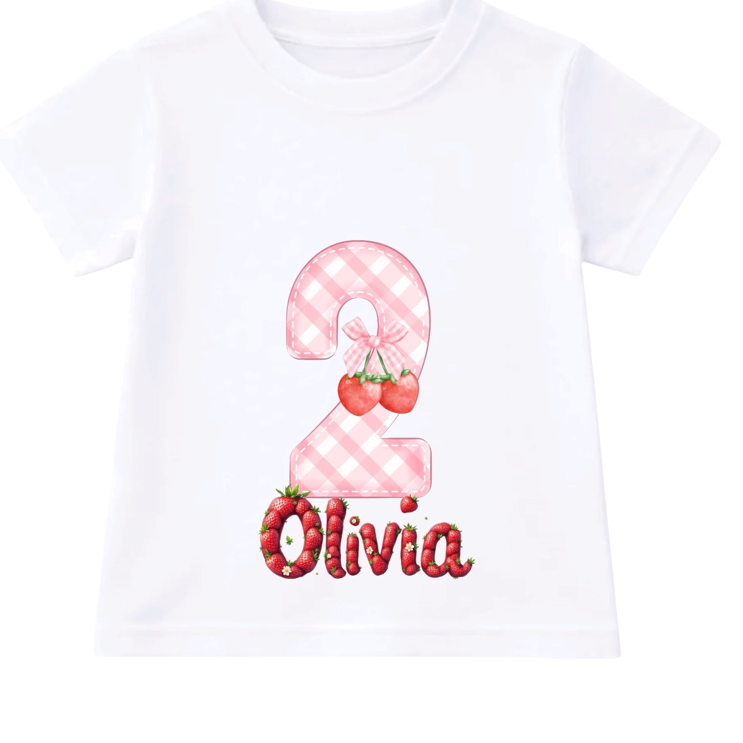 Berry Birthday T shirt Personalised
