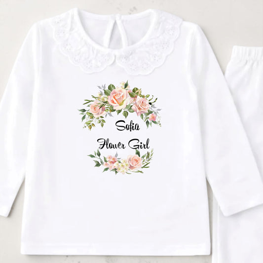 Frill Flower Girl pjs