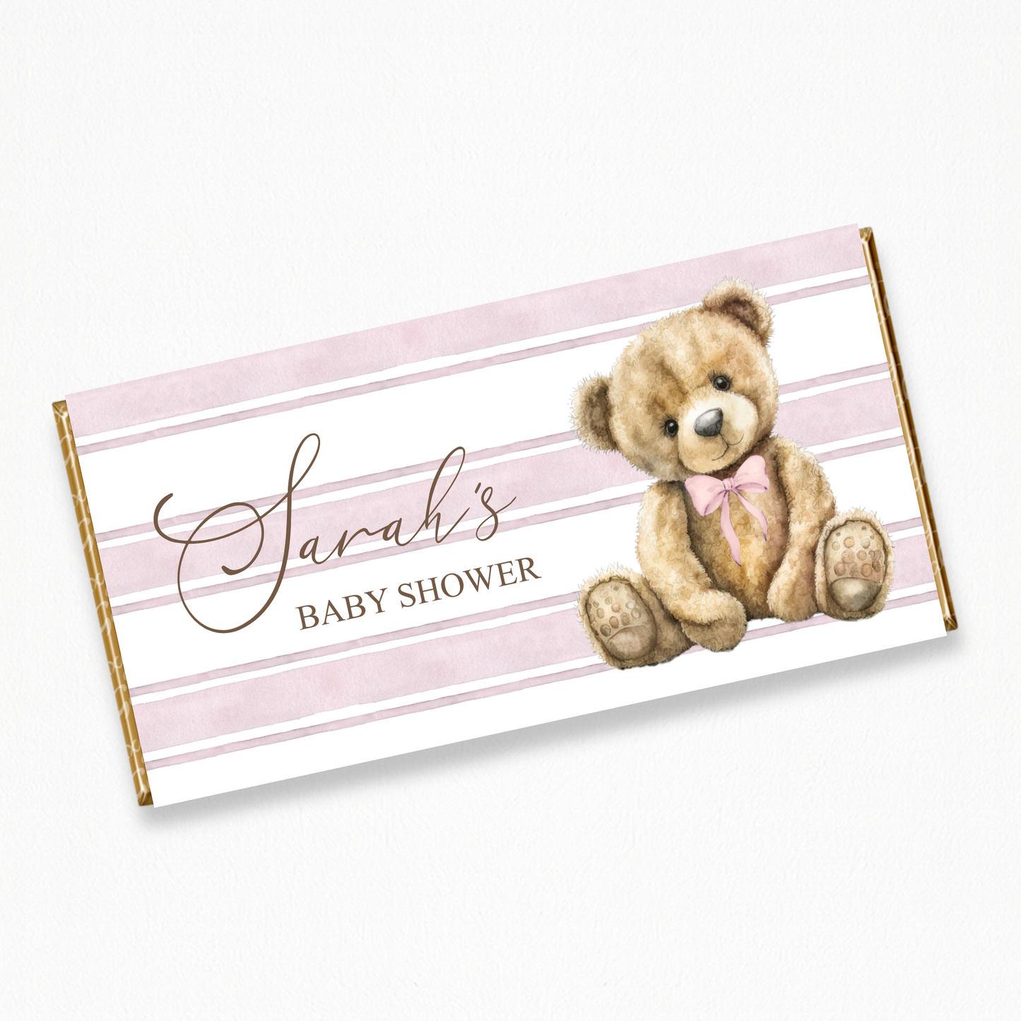Baby Shower Custom Choc Wrappers
