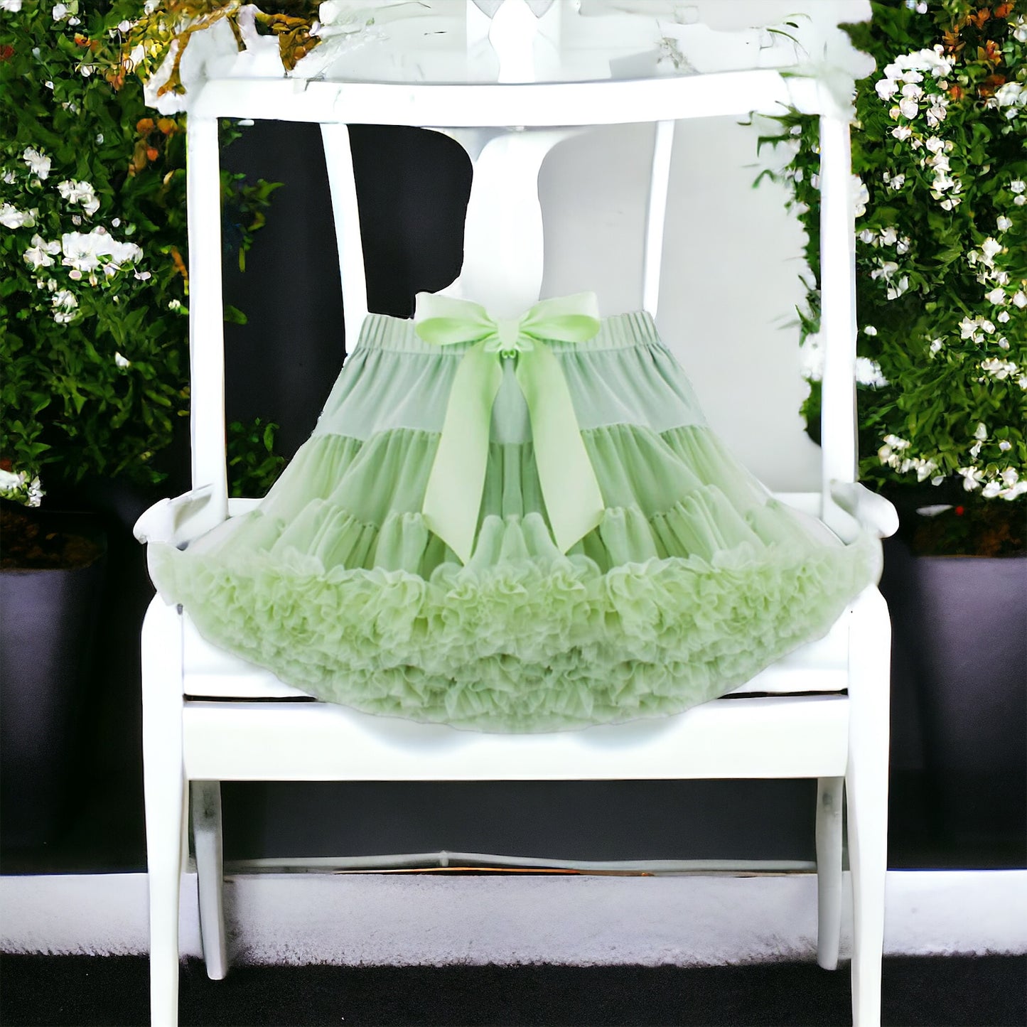 Tutu frilly Apple Green